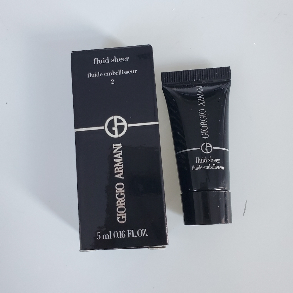 Giorgio Armani fluid sheer primer NWB travel mini size